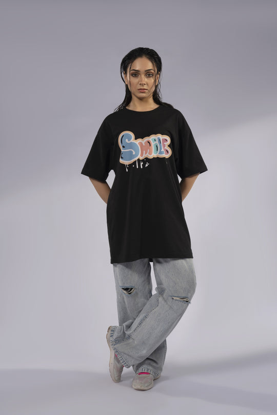 BAGGY SMILE-SPLASH TEE